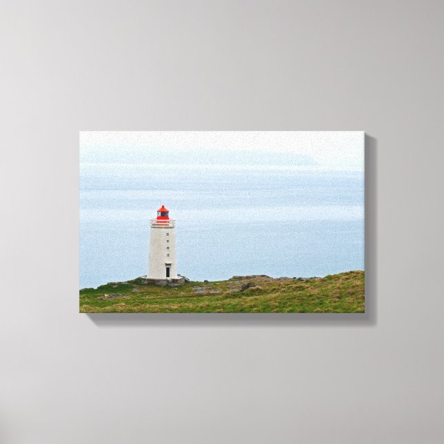 Toile Phare de la péninsule de Vatnsnes - Islande (Recto)