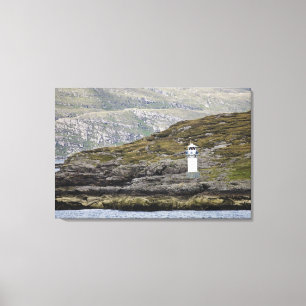 Toile Phare De La Rue Le Long De La Côte
