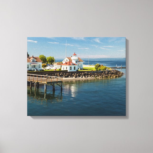 Toile Phare de Mukilteo, Mukilteo, Washington, États-Uni (Recto)