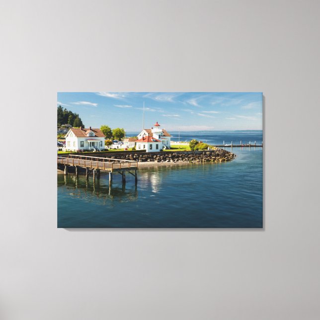 Toile Phare de Mukilteo, Mukilteo, Washington, États-Uni (Recto)