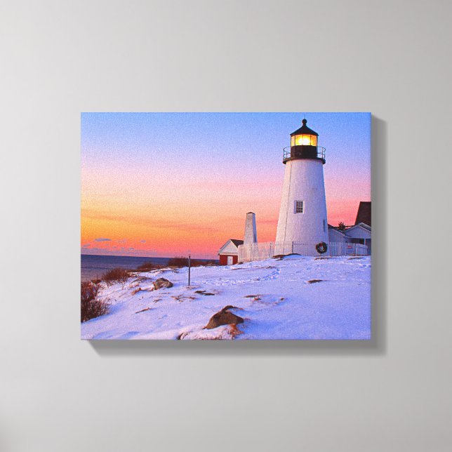 Toile Phare de Pemaquid Point, Maine (Recto)