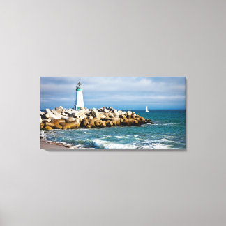 Toile Phare de père Noël Cruz