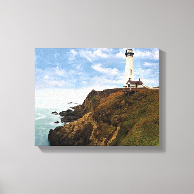 Toile Phare de Pigeon Point | Californie (Recto)