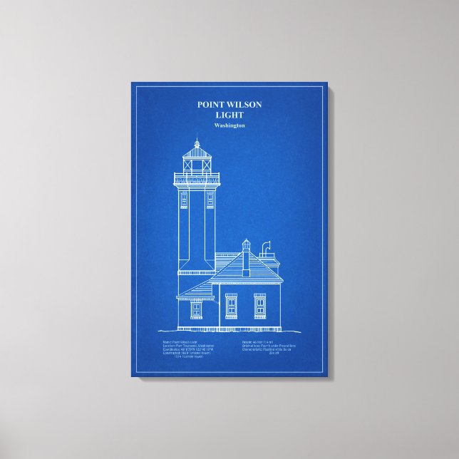 Toile Phare de Point Wilson - Washington – AD (Recto)