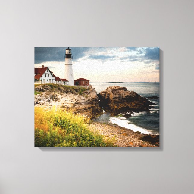 Toile Phare de Portland Head | Cape Elizabeth, Me (Recto)
