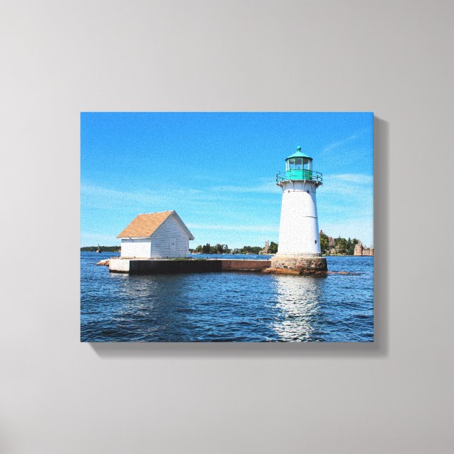 Toile Phare de Sunken Rock, New York (Recto)