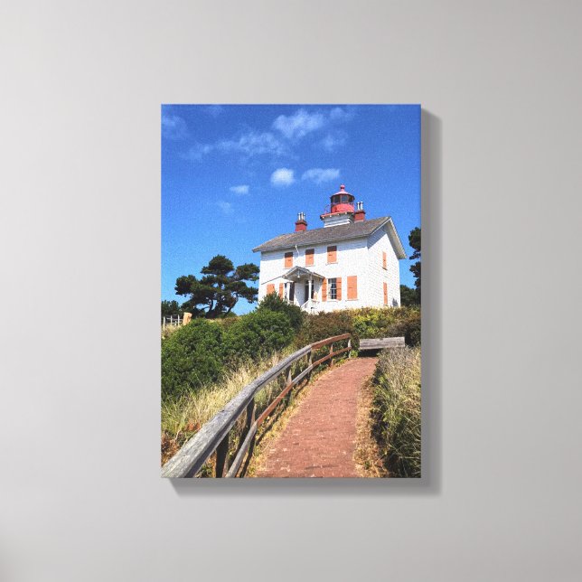 Toile Phare de Yaquina Bay, Newport, Oregon (Recto)