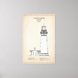 Toile Phare de Yaquina Head - Oregon - SBD