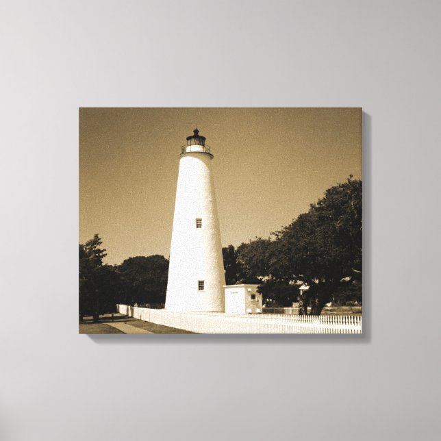 Toile Phare d'Ocracoke (Recto)