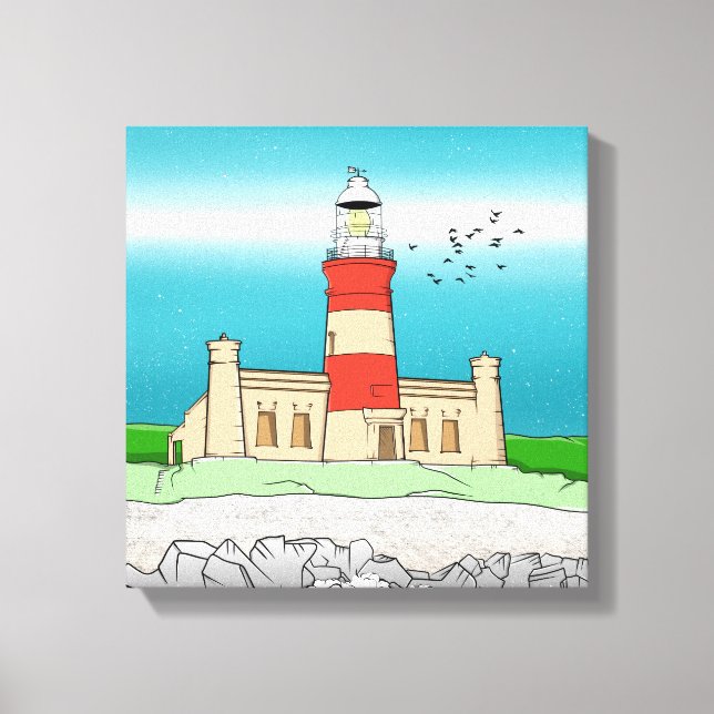 Toile Phare du Cap Agulhas (Recto)