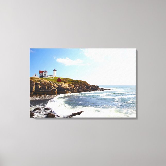 Toile Phare du Cap Neddick "Nubble" dans le Maine (Recto)