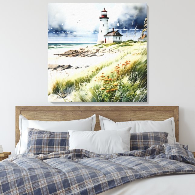 Toile Phare et plage (Insitu(Chambre))