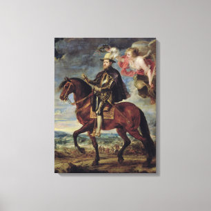 Toile Philip II couronné par victoire, 1628