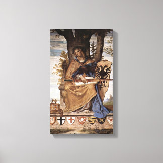 Toile Philipp Veit - figure légorique de Germanie