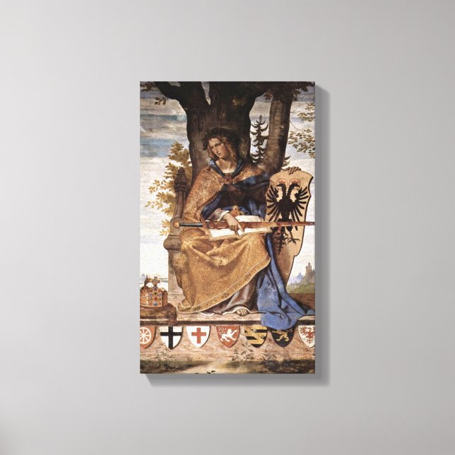 Toile Philipp Veit - figure légorique de Germanie (Recto)