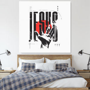 Toile Philippiens 2:9 Nom Au-Dessus De Tous Les Noms Rét