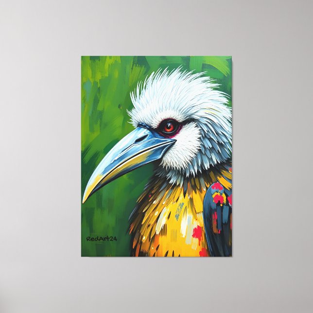 Toile Philippine Eagle Wall Art – Endangered Species  (Recto)