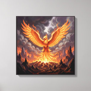 Toile Phoenix Majestique