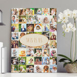 Toile Photo Collage 40 Photos This is Us Cream<br><div class="desc">Toile enveloppée modèle photo que vous pouvez customiser avec jusqu'à 40 photos différentes. Le libellé est écrit en caractères maigres typographie et se lit "This Is Us", que vous êtes invité à modifier si vous le souhaitez. Le modèle photo est prêt pour vous à ajouter vos images travaillant de gauche...</div>