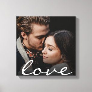 Toile Photo d'amour personnalisée