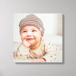TOILE PHOTO DE BÉBÉ SUR MESURE