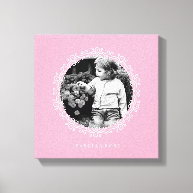 Toile Photo De Cadre Décoratif Rose Fancy (Recto)