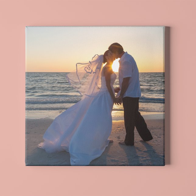 Toile Photo de destination mariage (Minimalist Canvas Print)