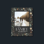 Toile Photo de famille aquarelle botanique élégant moder<br><div class="desc">Photo de famille aquarelle botanique toile élégante. Mariage idéal,  anniversaire,  anniversaire ou cadeau de Noël</div>