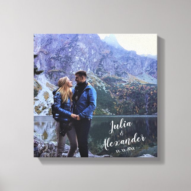 toile photo de famille avec noms (Recto)