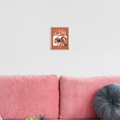 Toile Photo de famille mignonne et moderne | Terracotta (Insitu(LivingRoom))