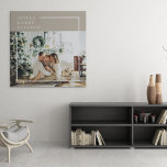 Toile Photo de famille moderne | Joyeux Joyeux Joyeux Bé<br><div class="desc">Photo de famille moderne | Joyeux Joyeux Joyeux Béni</div>