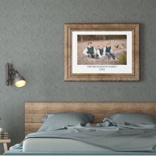 Toile Photo de famille personnalisé