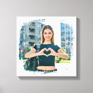 Toile Photo de la frontière moderne Grunge