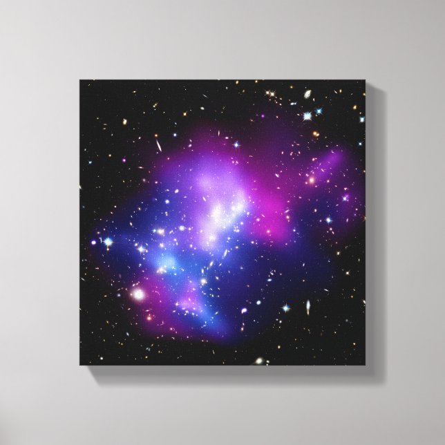 Toile Photo de l'espace extra-atmosphérique de l'amas de (Recto)