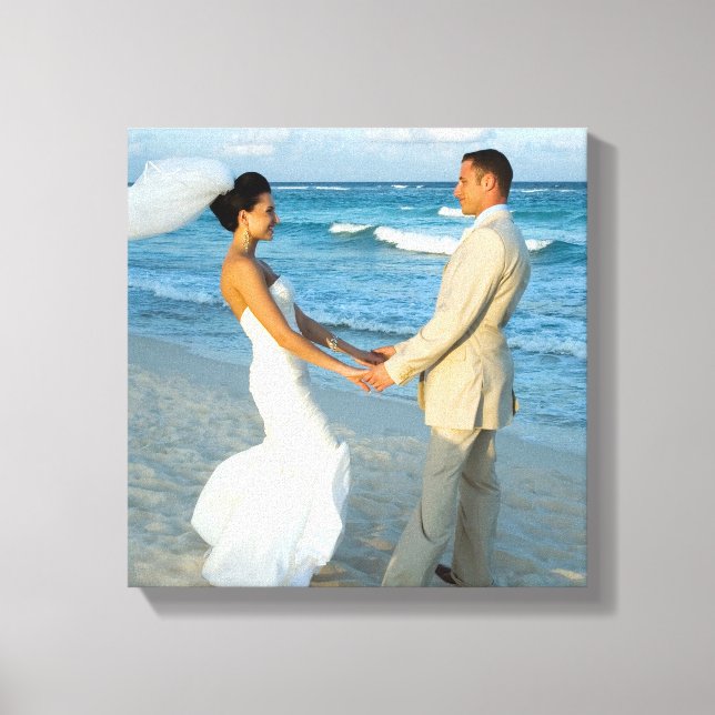 Toile Photo de mariage 12"x12" (Recto)