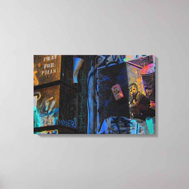 Toile Photo de rue Graffiti de New York (Recto)