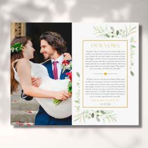 Toile Photo de verdure Vœux de mariage Anniversaire