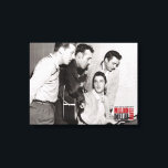 Toile Photo du quatuor à millions de dollars<br><div class="desc">MILLION DOLLAR QUARTET est la comédie musicale à succès inspirée par la véritable histoire de la célèbre session d'enregistrement qui a rassemblé pour la première et la seule fois des icônes rock 'n' roll, Elvis Presley, Johnny Cash, Jerry Lee Lewis et Carl Perkins. Le 4 décembre 1956, ces quatre jeunes...</div>