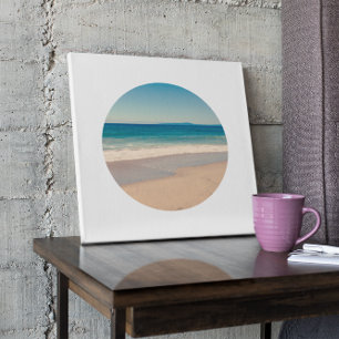 Toile Photo en forme de cercle