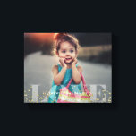 Toile Photo Love and Sparkles<br><div class="desc">Toile photo à fond saigné. Personnalisez-le avec votre date de mariage,  votre nom de famille ou tout texte de votre choix pour une belle pièce d'art murale unique.</div>