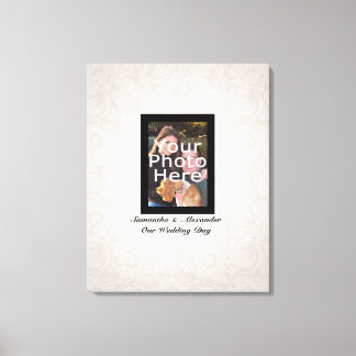 Toile Photo mariage ~ Canvas de signature invité Imprime