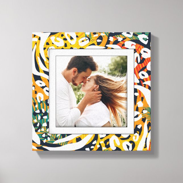 Toile Photo Motif animal coloré (Recto)