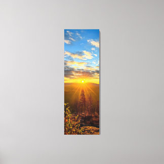 Toile photo of a mountainous autumn forest, mountains, p