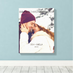 Toile Photo personnalisé de couple mignon