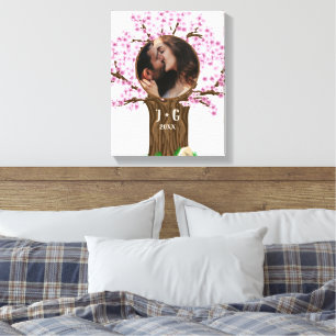 Toile Photo personnalisé de joli couple