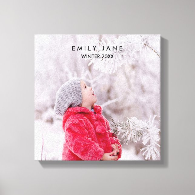 Toile Photo personnalisée (Recto)