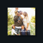 Toile photo personnalisée de superposition moderne<br><div class="desc">Téléchargez votre photo pour créer un cadeau unique pour vous-même ou pour quelqu'un d'autre! Consultez nos collections complètes à l'adresse berryberrysweet.com. Des couleurs personnalisées sont également disponibles sur demande. Design © berryberrysweet.com</div>