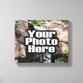 Toile photo personnalisée enrobée