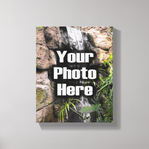 Toile photo personnalisée enrobée