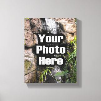 Toile photo personnalisée enrobée